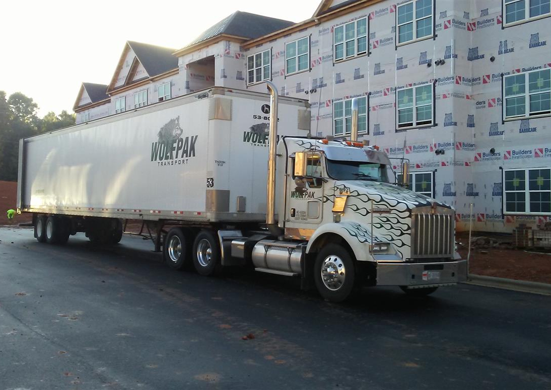 appalachian insulation supply delivery by wolfpak transport