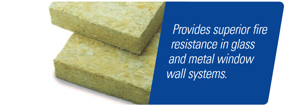 mineral wool window wall