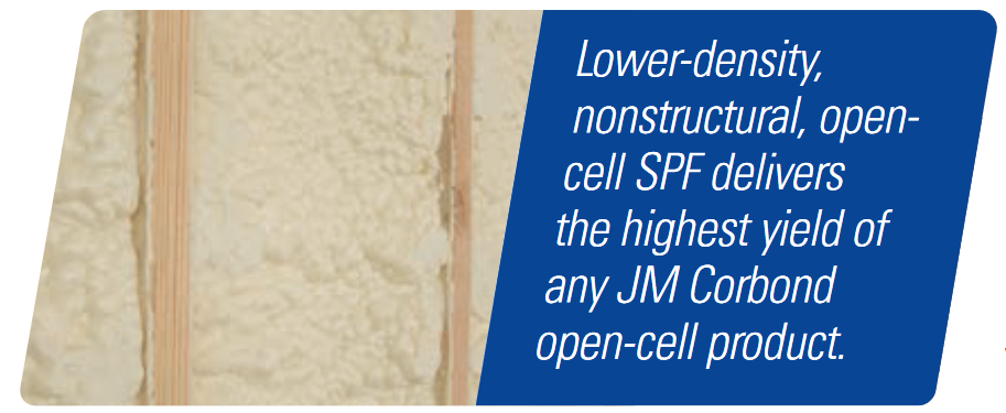 jm high yield open cell