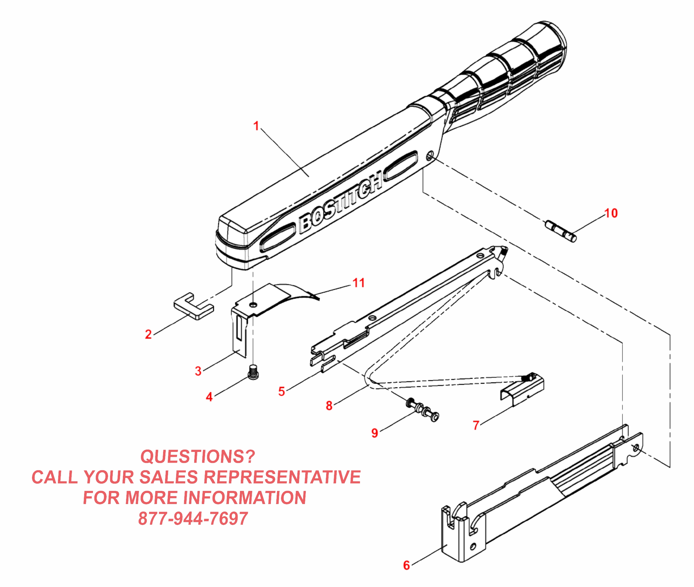 Bostitch replacement parts for sale at appalachian insulation supply inc