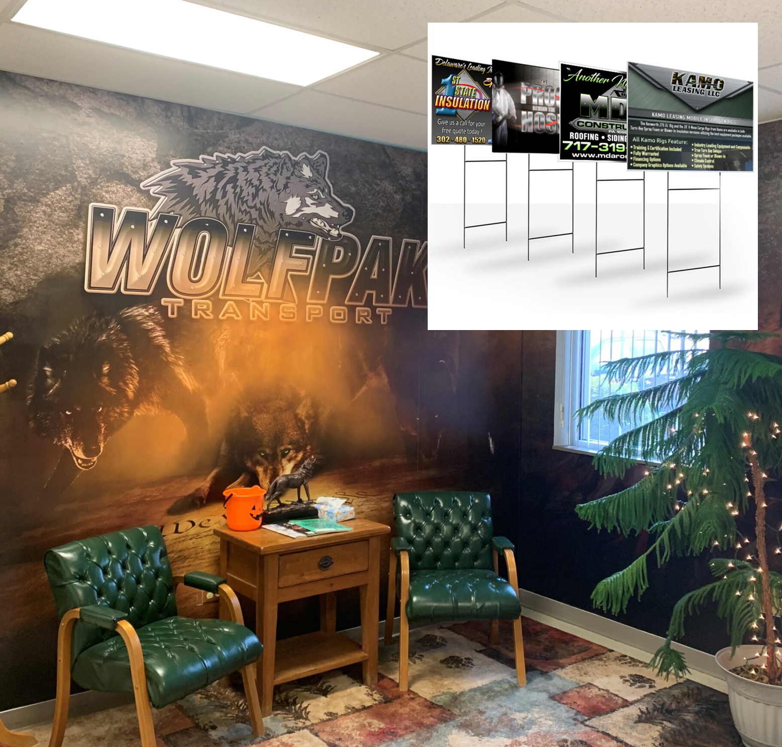 signs banners and wall murals at appalachian insulation supply inc