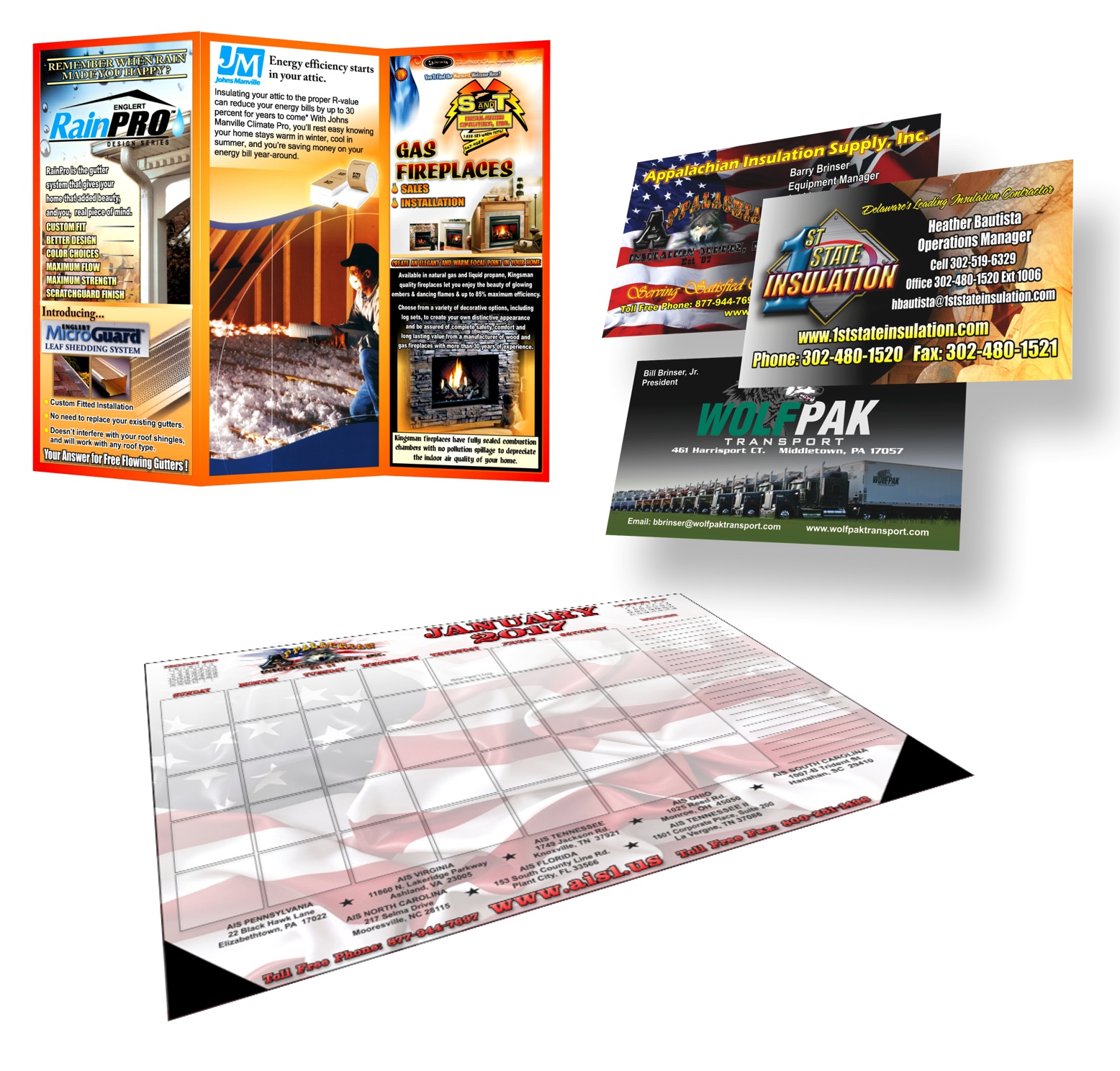 stationary items at appalachian insulation supply inc